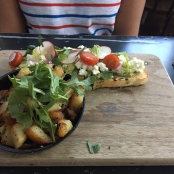 The Ice Plant - Open face avocado sandwich - Cocktail Bars Near Me - St. Augustine, Florida