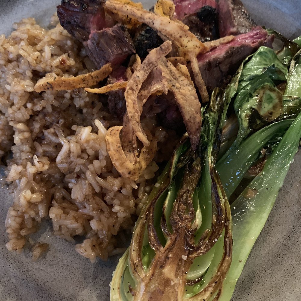 Table 9 - Kobe Flank Steak - New American Near Me - Morgantown, West Virginia Table 9 - Kobe Flank Steak - New American Near Me - Morgantown, West Virginia