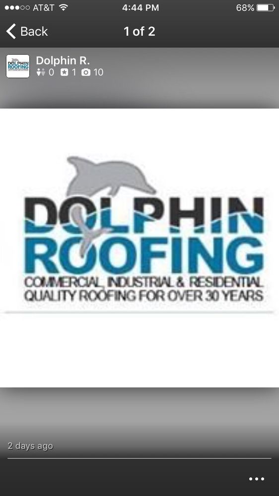 Slide of Dolphin Roofing