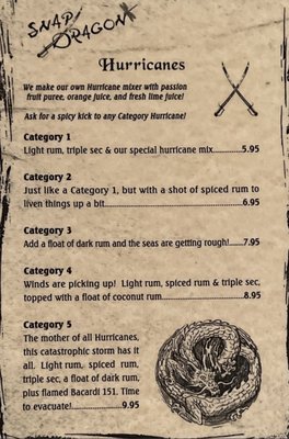 Menu photo 3 Snap Dragon Burnsville, NC