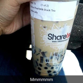 Sharetea - Classic pearl black tea with coffee jelly! - Coffee & Tea Near Me - Renton, Washington