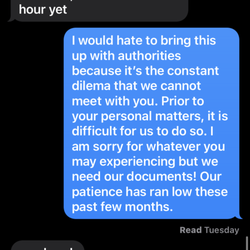 Lulu's Travel Tax And Services - She doesn't care that her name and business on the line. Her office number does not work and only replies through her personal phone.