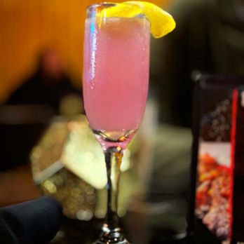 Table25 Fork + Wine - Royal French 75. Interesting but tasty twist on a French 75. - New American Near Me - Douglasville, Georgia