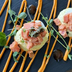 The Mill Pond Inn & Tavern - Tuna tartare deviled eggs