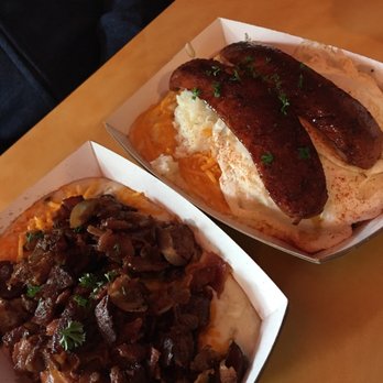 Biscuit Bitch - Cheesy Pork n' Bitch and Hot Mess Bitch (without jalapeños) - Breakfast & Brunch Near Me - Seattle, Washington Biscuit Bitch - Cheesy Pork n' Bitch and Hot Mess Bitch (without jalapeños) - Breakfast & Brunch Near Me - Seattle, Washington