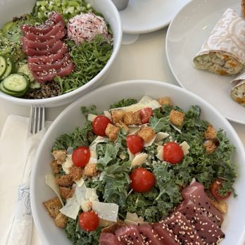 Pura Vida Miami - KALE CAESAR with poke, tuna bowl, wrap - Breakfast & Brunch Near Me - Delray Beach, Florida Pura Vida Miami - KALE CAESAR with poke, tuna bowl, wrap - Breakfast & Brunch Near Me - Delray Beach, Florida