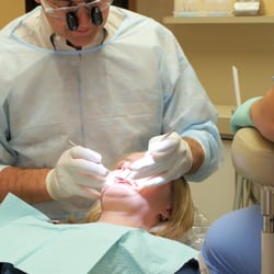 Hamilton West Dental - Dr. Cox in action.