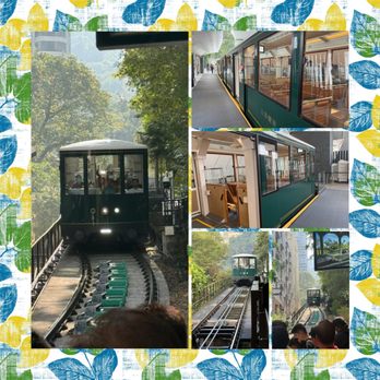 山頂纜車 - Montage of images from The Peak Tram - Public Transportation Near Me - Hong Kong, HK