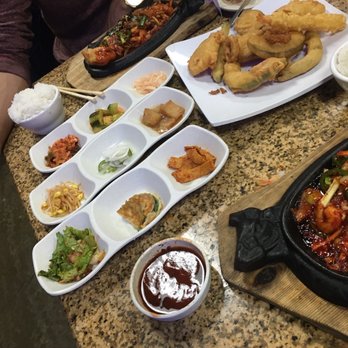 Korean Grill - Yummy kimchi, cucumber, Korean pancake, and other bites!! - Korean Near Me - Austin, Texas Korean Grill - Yummy kimchi, cucumber, Korean pancake, and other bites!! - Korean Near Me - Austin, Texas
