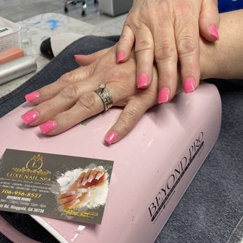 Luxe Nail Spa - My real nails with dipping powder #201 - Nail Salons Near Me - Ringgold, Georgia Luxe Nail Spa - My real nails with dipping powder #201 - Nail Salons Near Me - Ringgold, Georgia