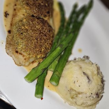 Cooper’s Hawk Winery & Restaurant - Pistachio crusted grouper - Wine Bars Near Me - Wesley Chapel, Florida