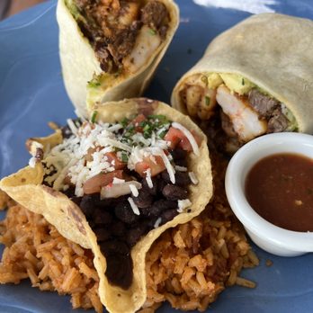 Pacific Coast Grill - Surf & Turf Burrito - Seafood Near Me - Cardiff, California Pacific Coast Grill - Surf & Turf Burrito - Seafood Near Me - Cardiff, California