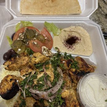 Cafe Istanbul - Chicken Kabab Platter - International Grocery Near Me - Albuquerque, New Mexico