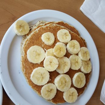 Denny's - Pecan, banana whole wheat pancakes. Another healthier alternative. Very tasty. - Diners Near Me - Orlando, Florida Denny's - Pecan, banana whole wheat pancakes. Another healthier alternative. Very tasty. - Diners Near Me - Orlando, Florida