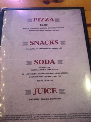Menu photo 4 Western Tap Bloomington, IL