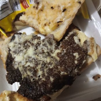 The Cafe - At patty melt with extra mayonnaise and extra onions it is so dry that I cannot even eat it the hamburger patty itself is dry doesn't have a - American Near Me - Graford, Texas