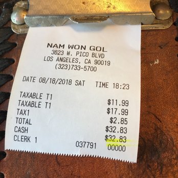 Nam Won Gol - Korean Near Me - Los Angeles, California Nam Won Gol - Korean Near Me - Los Angeles, California
