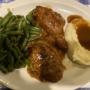 Ox Yoke Inn - Baked steak - German Near Me - Amana, Iowa Ox Yoke Inn - Baked steak - German Near Me - Amana, Iowa