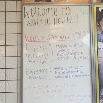 Waffle House - Weekly specials - Diners Near Me - Tallahassee, Florida