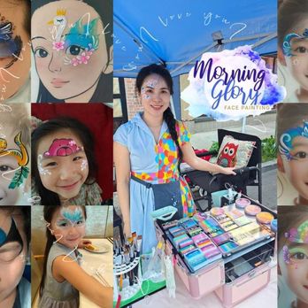 Morning Glory - Face Painting Near Me Morning Glory - Face Painting Near Me