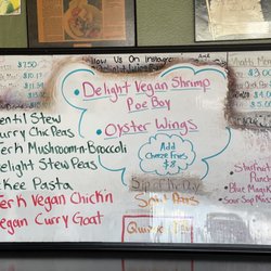 Vegetarian Delight Juice Bar - Today's Menu (2/2/23)