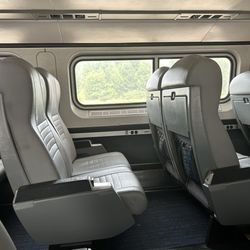 Newport News Amtrak Station - This is coach class. Nice!