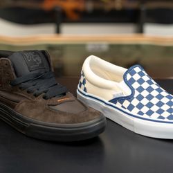 Brotherhood Board Shop - New stuff from Vans. Half Cab Wafflecup x Dick Rizzo and a checkerboard Skate Slip-On