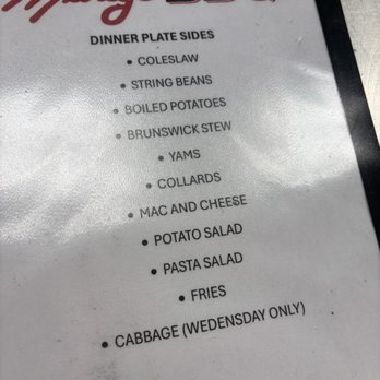 Marty's BBQ - You get 3side choices - Barbeque Near Me - Wilson, North Carolina Marty's BBQ - You get 3side choices - Barbeque Near Me - Wilson, North Carolina
