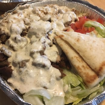 The Halal Guys - Chicken and gyro plate ($9.99) - Halal Near Me - Costa Mesa, California The Halal Guys - Chicken and gyro plate ($9.99) - Halal Near Me - Costa Mesa, California