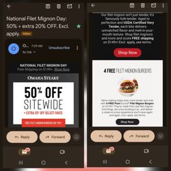 Omaha Steaks - OMAHA Filet Steak Sale + FREE Filet Burgers and Always FREE Shipping! 8/13/2026