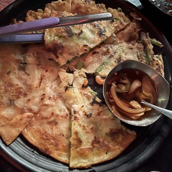 Bangia - Seafood pajeon - Korean Near Me - New York, New York