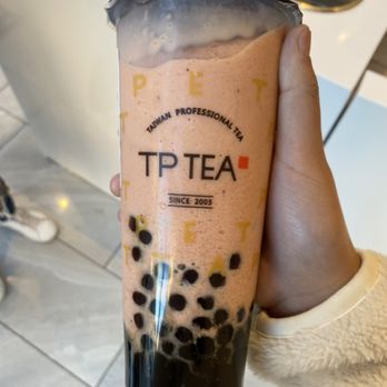 TP Tea - strawberry milk tea with boba - Bubble Tea Near Me - Seattle, Washington TP Tea - strawberry milk tea with boba - Bubble Tea Near Me - Seattle, Washington