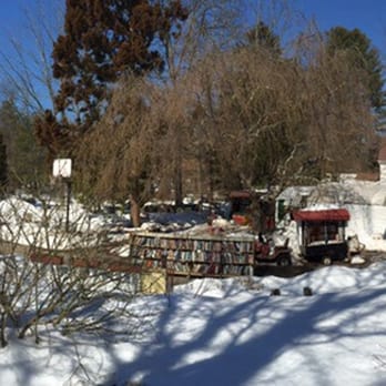 The Book Barn - Panorama of the outside of the book barn in winter. - Used Bookstore Near Me - Niantic, Connecticut The Book Barn - Panorama of the outside of the book barn in winter. - Used Bookstore Near Me - Niantic, Connecticut