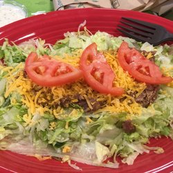 Pinto Bean Taco Salad with Cilantro Lime Dressing