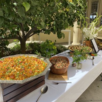 Palikao - Baby potato salad with harissa lemon cilantro sauce, capers and celery  Quinoa Tabule - Caterers Near Me - Los Angeles, California
