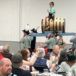 German Festival - Barrel march
