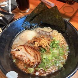 JINYA Tonkotsu Original, it was ok. My partner actually preferred their veggie broth. JINYA Tonkotsu Original, it was ok. My partner actually preferred their veggie broth.