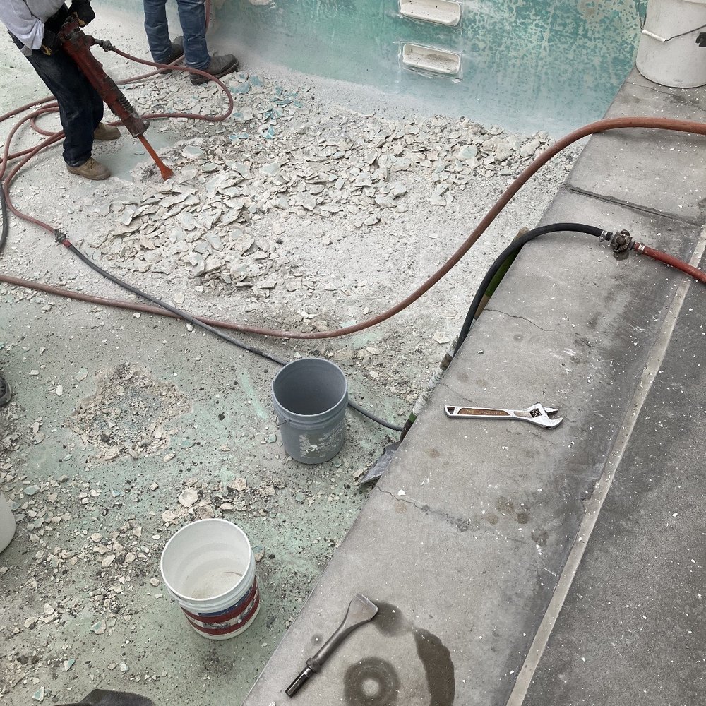 Demaria Pool Plastering - Plaster removal only took a day - General Contractors Near Me - Spring Valley, California