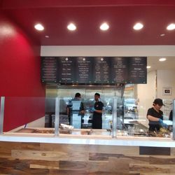 Olives Branch Express - Front counter.