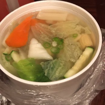 Panda Wok - Wonton soup, plenty of veggies not enough shrimp - Chinese Near Me - Covina, California Panda Wok - Wonton soup, plenty of veggies not enough shrimp - Chinese Near Me - Covina, California