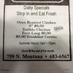 Summer hours.