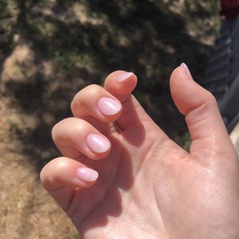 Grand Nail Spa - What I got done at the salon. Asked for short, natural, round and not thick. Perfectly achieved :) - Nail Salons Near Me - Denton, Texas Grand Nail Spa - What I got done at the salon. Asked for short, natural, round and not thick. Perfectly achieved :) - Nail Salons Near Me - Denton, Texas