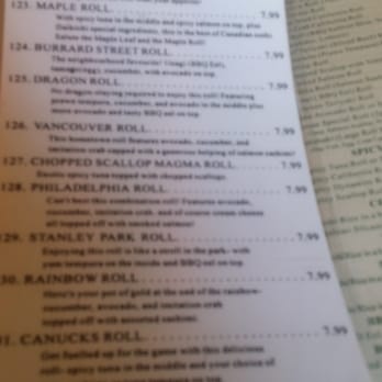 Daikichi Sushi - Extra selection for rolls. - Sushi Bars Near Me - Vancouver, British Columbia Daikichi Sushi - Extra selection for rolls. - Sushi Bars Near Me - Vancouver, British Columbia