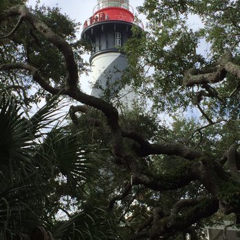 St. Augustine Lighthouse & Maritime Museum - Lighthouse through the trees - Museums Near Me - Saint Augustine, Florida