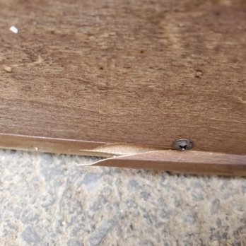 Ashley Store - The wood chipped on our headboard - Furniture Stores Near Me - Palmdale, California