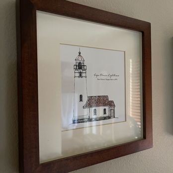 Lighthouse Inn - Cape Blanco Lighthouse framed artwork @ Lighthouse Inn. - Hotels Near Me - Cannon Beach, Oregon Lighthouse Inn - Cape Blanco Lighthouse framed artwork @ Lighthouse Inn. - Hotels Near Me - Cannon Beach, Oregon