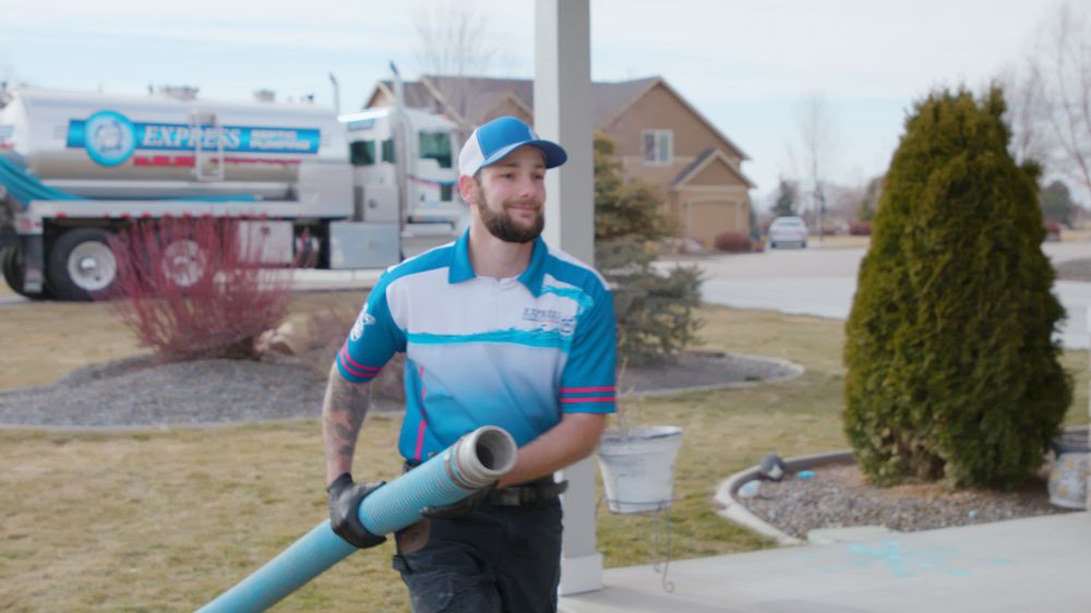 Slide of Express Septic & Drain Cleaning