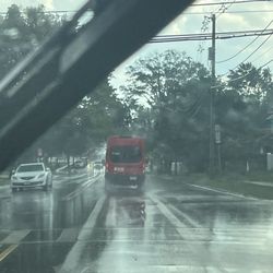 UCNJ Union College of Union County - Union County transit driver speeding around me in the rain