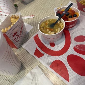 Chick-fil-A - Cold soup, salty fries, chicken is stale - Chicken Shop Near Me - Henderson, Nevada Chick-fil-A - Cold soup, salty fries, chicken is stale - Chicken Shop Near Me - Henderson, Nevada