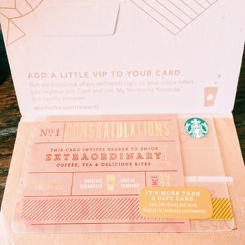 Starbucks - using another giftcard from months ago! - Coffee & Tea Near Me - Oxnard, California
